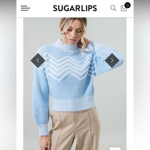 Sugarlips Chevron Sweater.